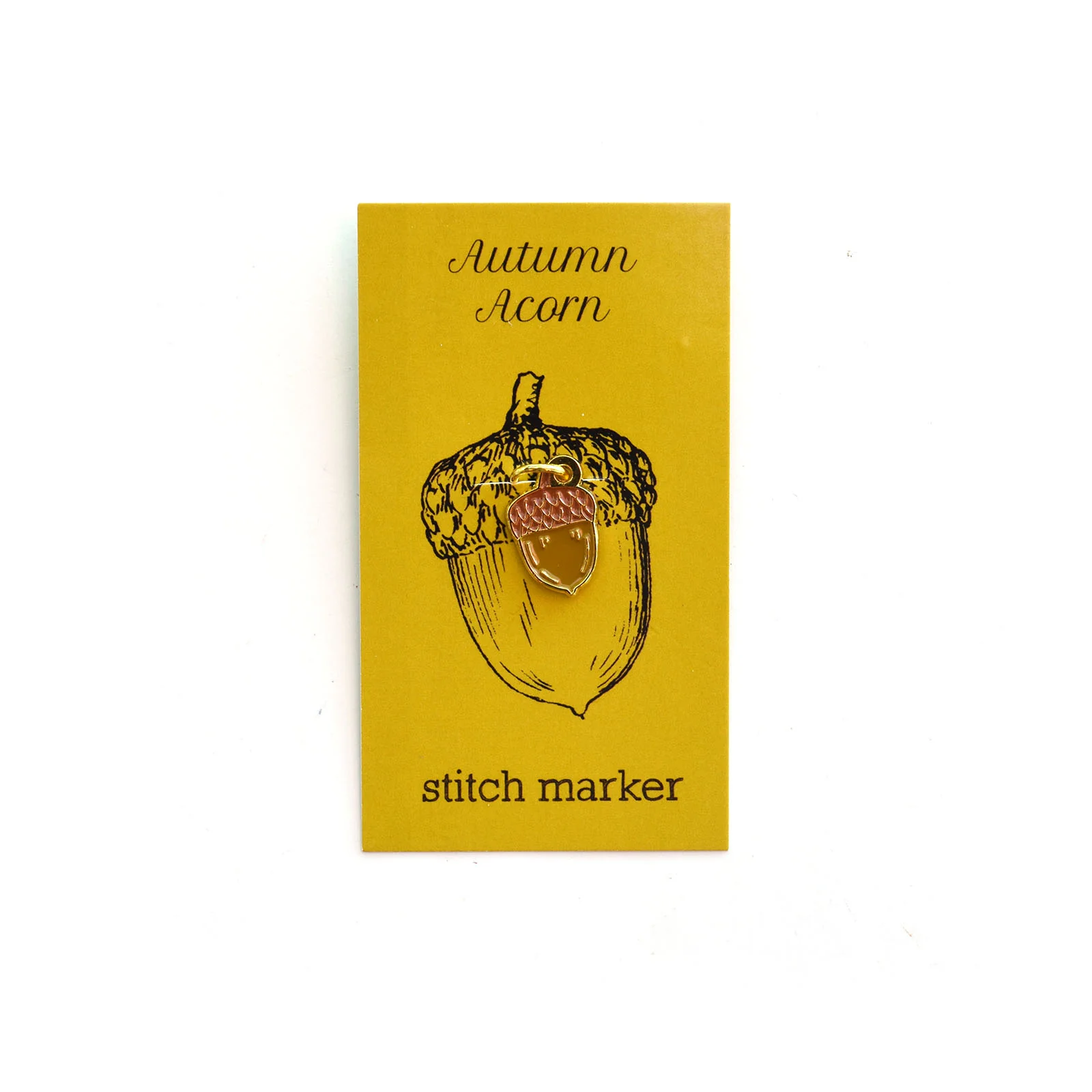 Acorn Stitch Marker - Image 3