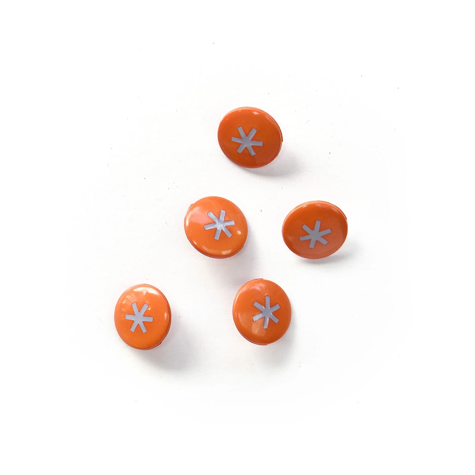 Asterisk Matte Buttons - Multiple Colors - Image 2