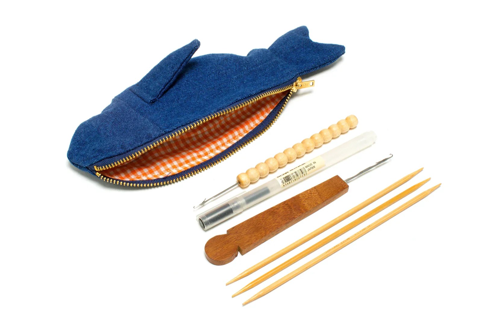 Denim Fish Pouch - Degen - Image 5