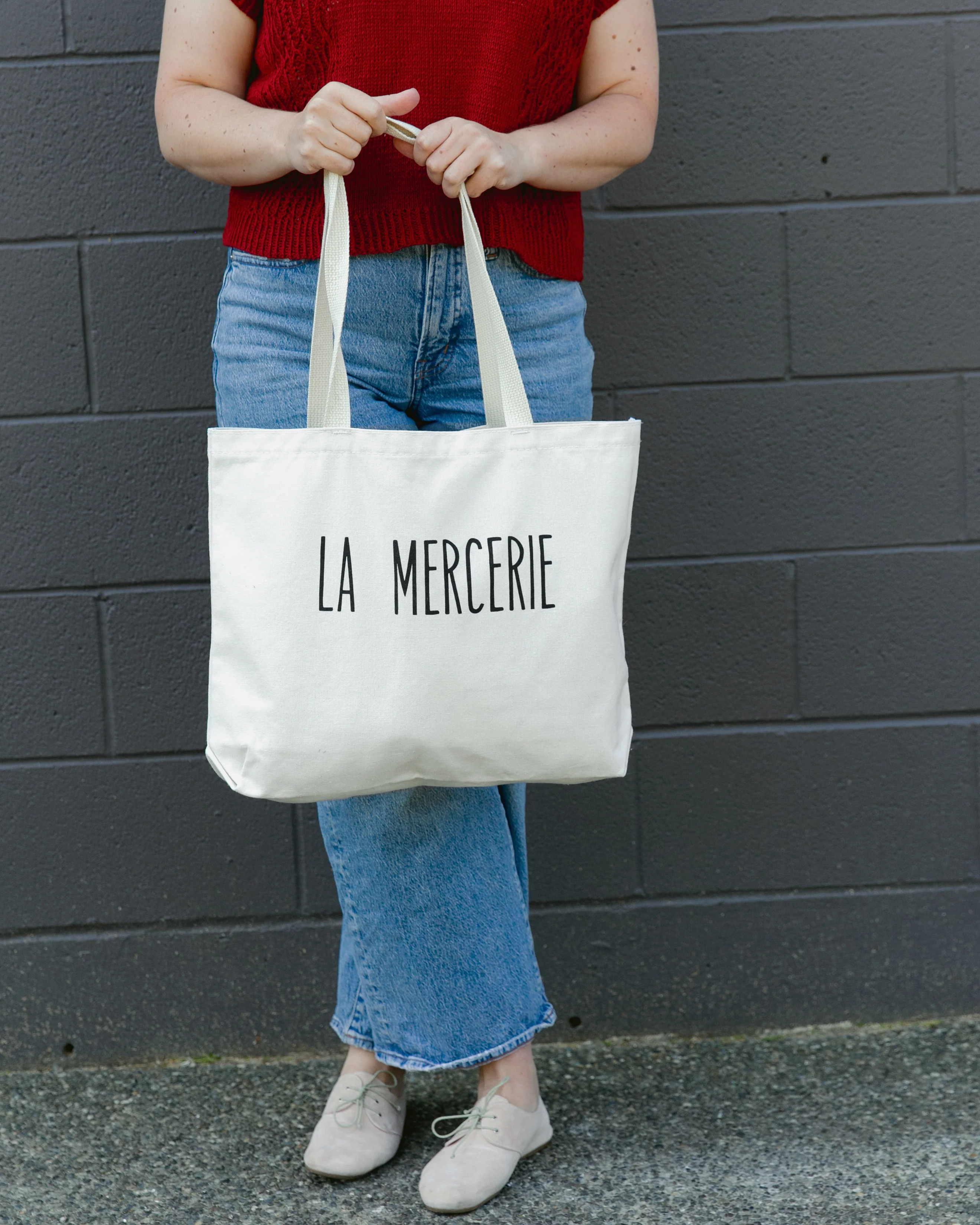 La Mercerie Canvas Tote Bag - Image 3