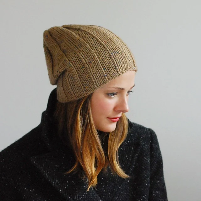 Ribbstickad Hat Pattern - Image 4